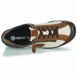 Remonte Dorndorf - R3415 Blanc / Marron -Bottines / Boots Femme Soldes 22370586 500 F