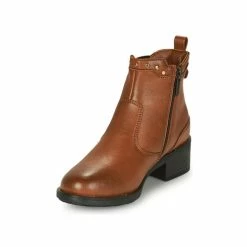 Mustang - 1402503-307 Cognac -Bottines / Boots Femme Soldes 22512018 500 C