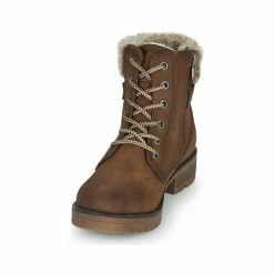 Tom Tailor - 4291014-WHISKY Marron -Bottines / Boots Femme Soldes 22569932 500 C