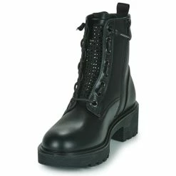 Lumberjack - RAMONE Noir -Bottines / Boots Femme Soldes 22576938 500 C