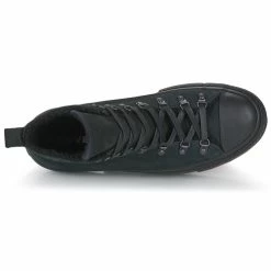 Converse - Chuck Taylor All Star Lift Monochrome Hi Noir 13 Converse - Chuck Taylor All Star Lift Monochrome Hi Noir -Bottines / Boots Femme Soldes 22654943 500 F
