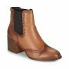 Betty London - LARISSA Cognac 1 Betty London - LARISSA Cognac -Bottines / Boots Femme Soldes 22799381 500 A