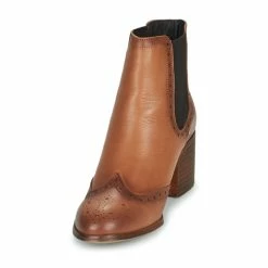 Betty London - LARISSA Cognac -Bottines / Boots Femme Soldes 22799381 500 C