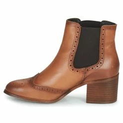 Betty London - LARISSA Cognac -Bottines / Boots Femme Soldes 22799381 500 D