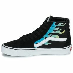 Vans - SK8-HI FLAM Noir / Bleu / Vert -Bottines / Boots Femme Soldes 22872634 500 D