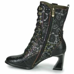 Laura Vita - JACBO Noir -Bottines / Boots Femme Soldes 22873483 500 D