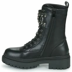 The Divine Factory - HX4703-NOIR Noir -Bottines / Boots Femme Soldes 22968129 500 D