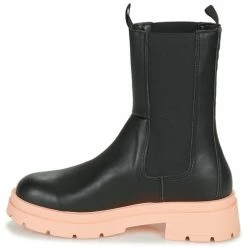 Yurban - NAPOLI Noir 11 Yurban - NAPOLI Noir -Bottines / Boots Femme Soldes 23316806 500 D