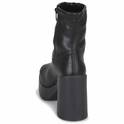 Yurban - BERGAMO Noir 12 Yurban - BERGAMO Noir -Bottines / Boots Femme Soldes 23316807 500 E