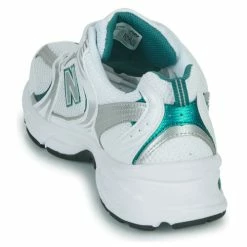 New Balance - 530 Blanc / Bleu -Bottines / Boots Femme Soldes 24119263 500 E