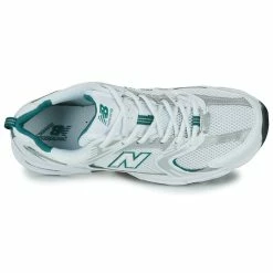 New Balance - 530 Blanc / Bleu -Bottines / Boots Femme Soldes 24119263 500 F