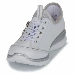 Rieker - Blanc -Bottines / Boots Femme Soldes 24676165 500 C