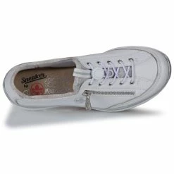 Rieker - Blanc -Bottines / Boots Femme Soldes 24676165 500 F