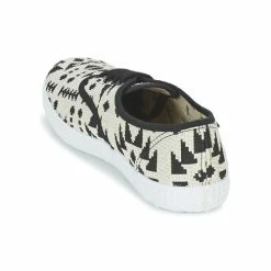 Victoria - INGLES GEOMETRICO LUREX Beige / Noir -Bottines / Boots Femme Soldes 2821985 500 E