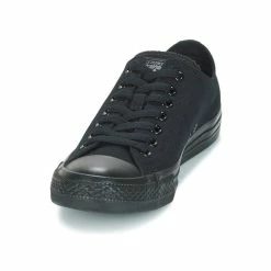 Converse - CHUCK TAYLOR ALL STAR MONOCHROME OX Noir 10 Converse - CHUCK TAYLOR ALL STAR MONOCHROME OX Noir -Bottines / Boots Femme Soldes 3055 500 C