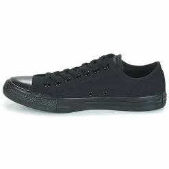 Converse - CHUCK TAYLOR ALL STAR MONOCHROME OX Noir 11 Converse - CHUCK TAYLOR ALL STAR MONOCHROME OX Noir -Bottines / Boots Femme Soldes 3055 500 D