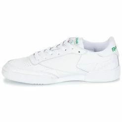 Reebok Classic - CLUB C 85 Blanc/ Vert 11 Reebok Classic - CLUB C 85 Blanc/ Vert -Bottines / Boots Femme Soldes 6686705 500 D