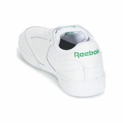 Reebok Classic - CLUB C 85 Blanc/ Vert 12 Reebok Classic - CLUB C 85 Blanc/ Vert -Bottines / Boots Femme Soldes 6686705 500 E