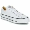 Converse - CHUCK TAYLOR ALL STAR LIFT CANVAS OX Blanc -Bottines / Boots Femme Soldes 6931265 500 A