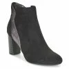 Moony Mood - JERDA Noir -Bottines / Boots Femme Soldes 7807852 500 A