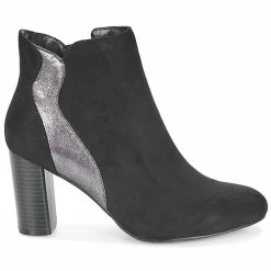 Moony Mood - JERDA Noir 9 Moony Mood - JERDA Noir -Bottines / Boots Femme Soldes 7807852 500 B
