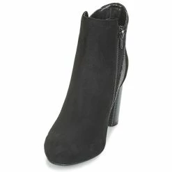 Moony Mood - JERDA Noir 10 Moony Mood - JERDA Noir -Bottines / Boots Femme Soldes 7807852 500 C