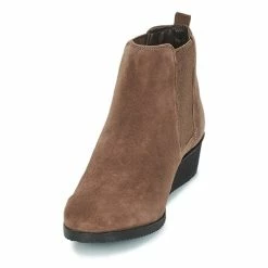 Hush Puppies - COLETTE Marron 10 Hush Puppies - COLETTE Marron -Bottines / Boots Femme Soldes 8085396 500 C