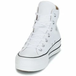 Converse - CHUCK TAYLOR ALL STAR LIFT CANVAS HI Blanc -Bottines / Boots Femme Soldes 8151803 500 C