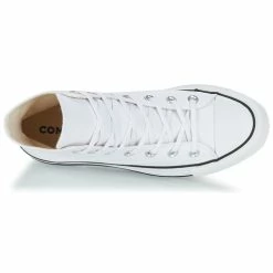 Converse - CHUCK TAYLOR ALL STAR LIFT CANVAS HI Blanc -Bottines / Boots Femme Soldes 8151803 500 F