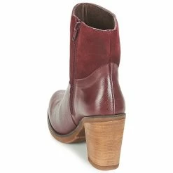 Casual Attitude - WASRAH Bordeau -Bottines / Boots Femme Soldes 8374006 500 E