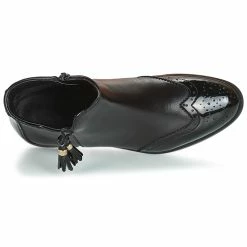 André - ALINA Noir -Bottines / Boots Femme Soldes 8397654 500 F