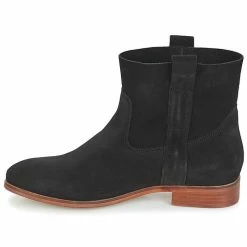 André - TITAINE Noir -Bottines / Boots Femme Soldes 8397683 500 D