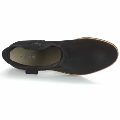 André - TITAINE Noir -Bottines / Boots Femme Soldes 8397683 500 F