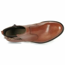 André - CARLIN Marron -Bottines / Boots Femme Soldes 8397700 500 F