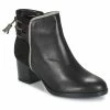 André - TIRON Noir -Bottines / Boots Femme Soldes 8397730 500 A