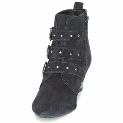 André - TRACY Bleu -Bottines / Boots Femme Soldes 8397777 500 C