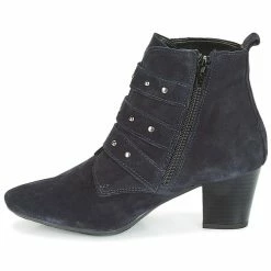 André - TRACY Bleu -Bottines / Boots Femme Soldes 8397777 500 D