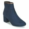 André - FALOU Bleu -Bottines / Boots Femme Soldes 8397779 500 A