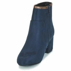 André - FALOU Bleu 10 André - FALOU Bleu -Bottines / Boots Femme Soldes 8397779 500 C