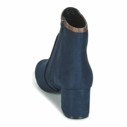 André - FALOU Bleu 12 André - FALOU Bleu -Bottines / Boots Femme Soldes 8397779 500 E
