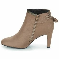 André - AUREL Beige 11 André - AUREL Beige -Bottines / Boots Femme Soldes 8397790 500 D