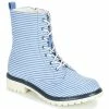 André - PRUNE Raye Bleu -Bottines / Boots Femme Soldes 8400942 500 A