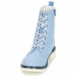 André - PRUNE Raye Bleu -Bottines / Boots Femme Soldes 8400942 500 C