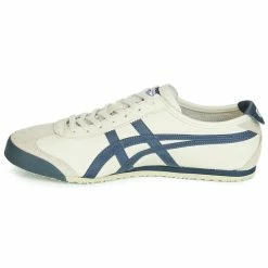 Onitsuka Tiger - MEXICO 66 LEATHER Beige / Bleu -Bottines / Boots Femme Soldes 9819170 500 D